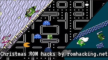 top #nes  Christmas hacks as found on #romhacking.net