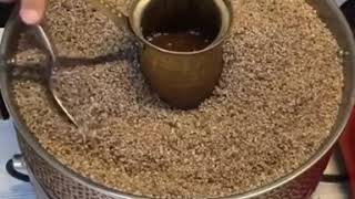 Turkish coffee preparation