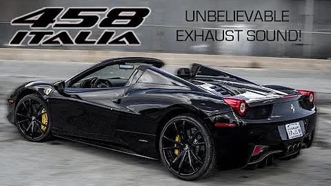 MAKE YOUR 458 SOUND LIKE AN F1 CAR! Titanium Exhaust + Free Flow Front Pipes + Free Flow Headers