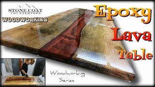 Epoxy Lava Table