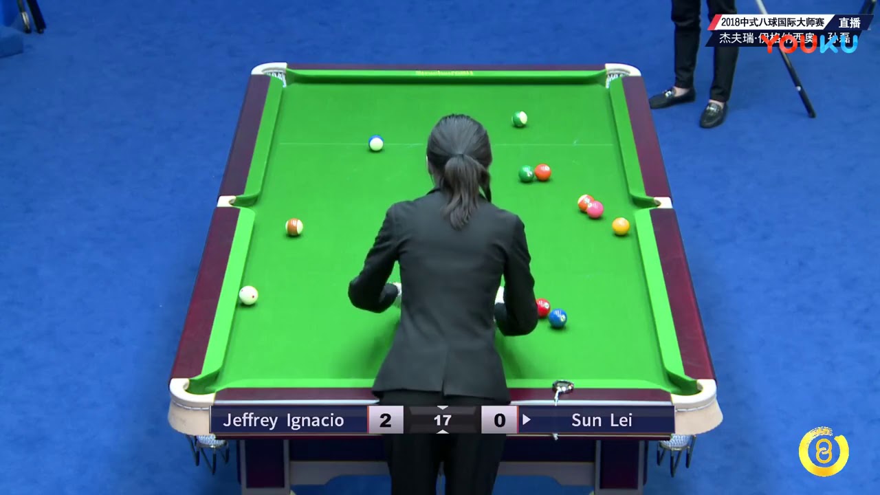 Jeffrey Ignacio (PHI) VS Sun Lei - World Chinese 8 Ball Masters Tour 2018-2019 Stop 2 Siping