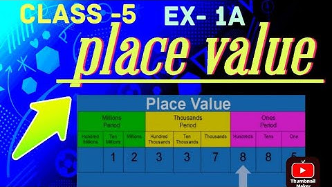 new enjoying mathematics class 5 place value# ex-1a