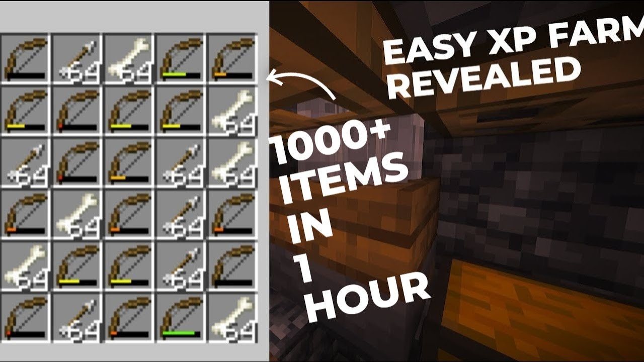 FASTEST Skeleton XP Farm Minecraft 1.21.10+ Tutorial