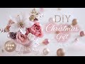 【100均DIY】クリスマスアレンジの作り方。ダイソー、セリアの造花を使った手作りフラワーアレンジメント。Christmas Flower Box