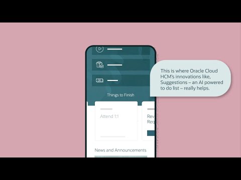 Oracle Cloud HCM - A truly mobile responsive solution