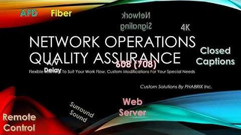 PHABRIX Rx SERIES PRESENTATION