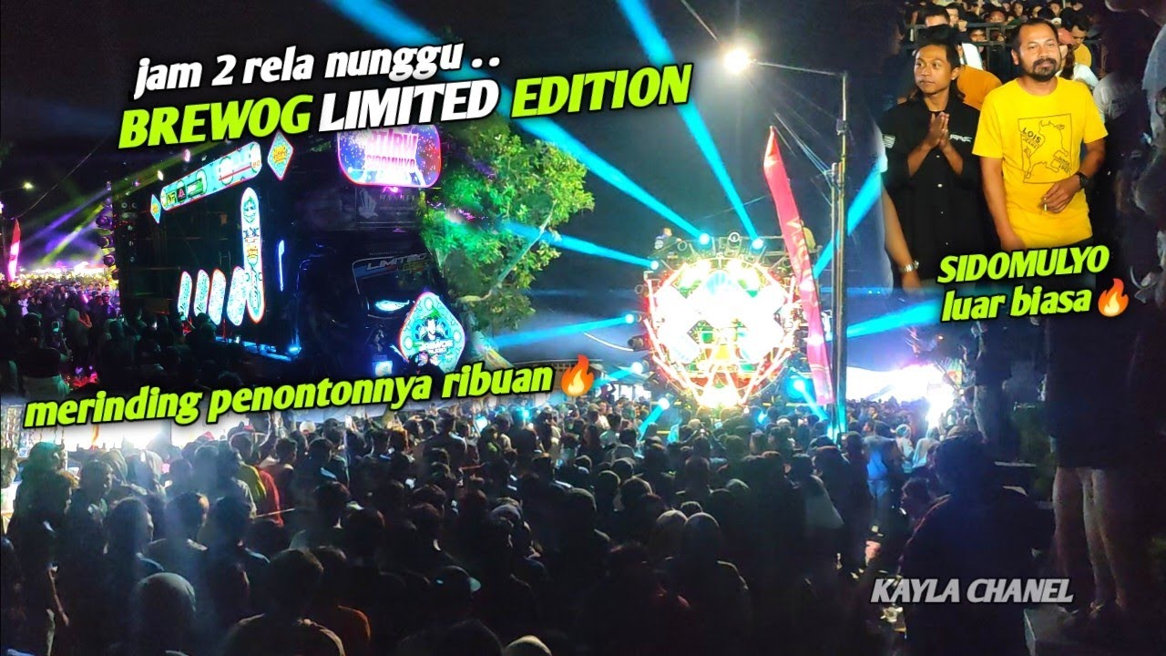Super Merinding Melihat Penonton Sebanyak Ini Rela Nunggu Demi Lihat BREWOG LIMIETED EDITION 