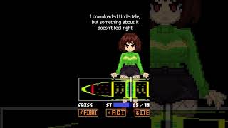 Something About It Doesnt Feel Right chara undertale memes frisk ship