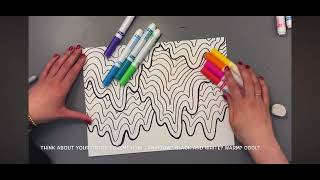 Jen Stark Drip Drawing - 2024