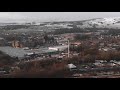 Drone Shot of W&J Knox Crane in Kilbirnie, Ayrshire