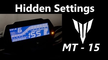 @yamahaindia  MT-15 Hidden Settings REVEALED!  with @OnTeque