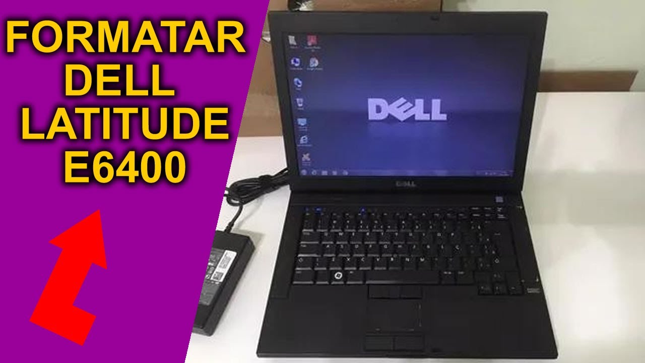 Como formatar Notebook DELL Latitude E6400 - YouTube
