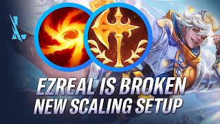 EZREAL IS BROKEN! NEW SCALING SETUP?! EZREAL WILD RIFT GAMEPLAY | RiftGuides | WildRift