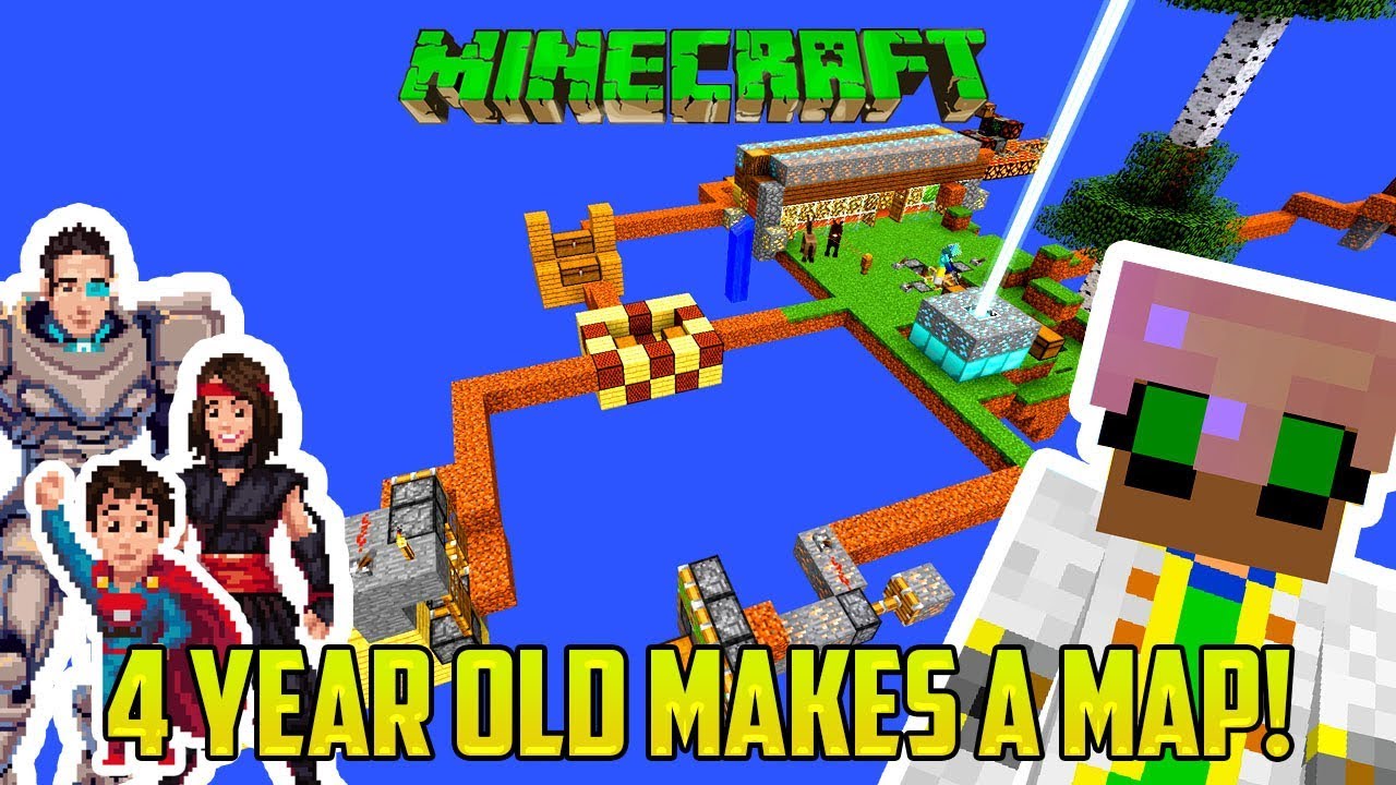 OUR FOUR YEAR OLD SON MAKES A CTM MAP?! (MInecraft) roblox download