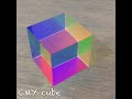 CMY color cube 色の三原色キューブ