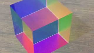 CMY color cube 色の三原色キューブ