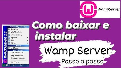 Como baixar e instalar o Wamp Server 32 bits e 64 bits. Passo a passo!