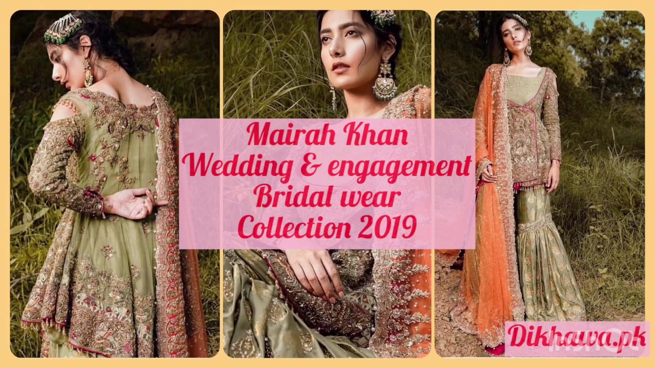 Mariah Khan Wedding & engagement Bridal Wear Collections 2019 - YouTube