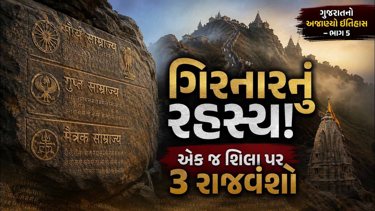 એક જ પથ્થર પર લખાયેલી 700 વર્ષની ગાથા: જૂનાગઢના શિલાલેખનો રહસ્યમય ઇતિહાસ