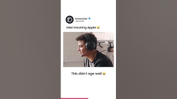 When Intel tried to mock Apple 😂