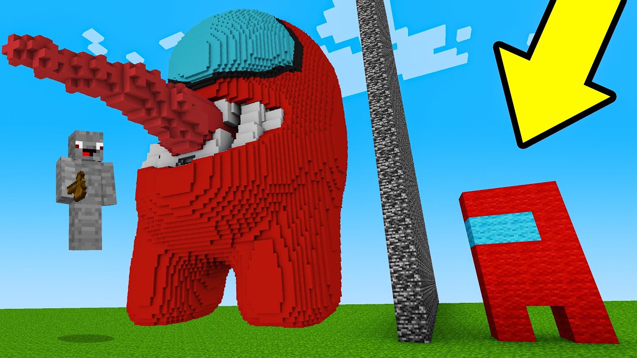 TROLLE meine Freunde in BAU BATTLE in MINECRAFT