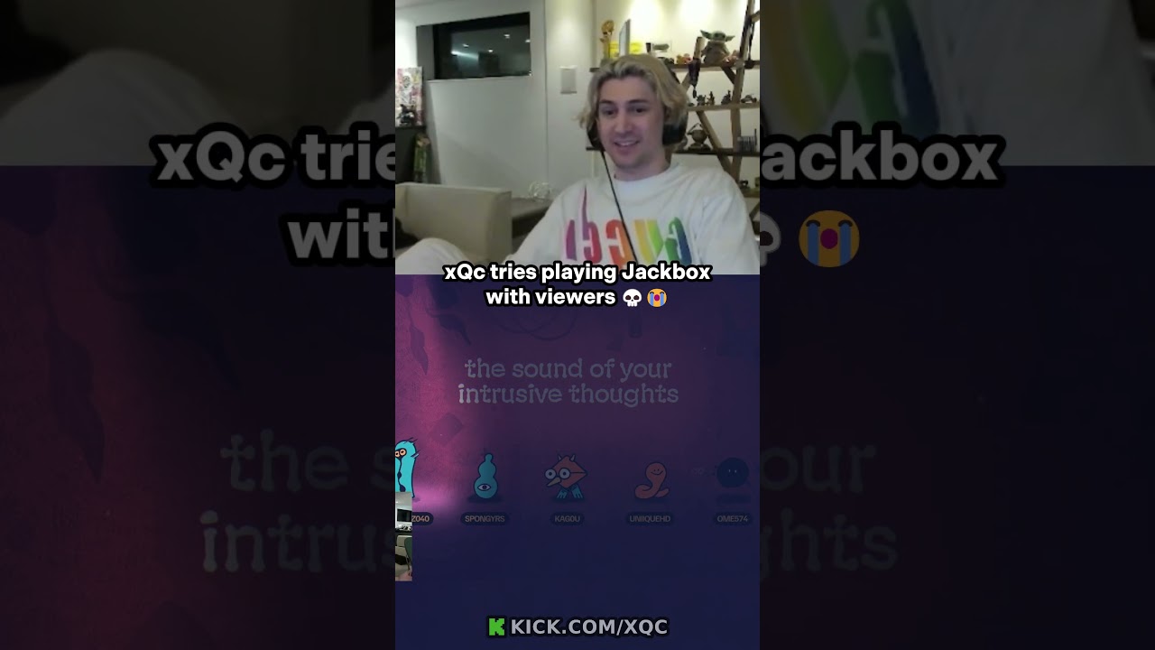 xQc plays Jackbox with viewers 😭 