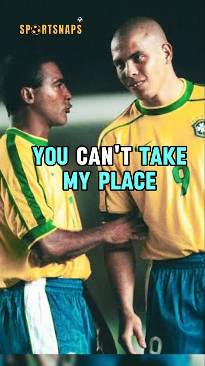 When Romário got young Ronaldo drunk to take his place on the national team 😅😂 #shorts