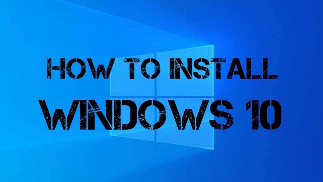 HOW TO INSTALL WINDOWS 10 ON LAPTOP USING USB BOOTABLE - YouTube