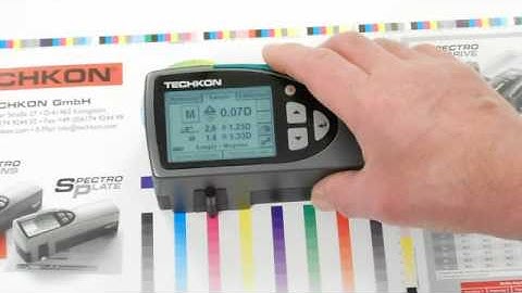 Techkon SpectroDens Functionality: ColorGuide InkCheck