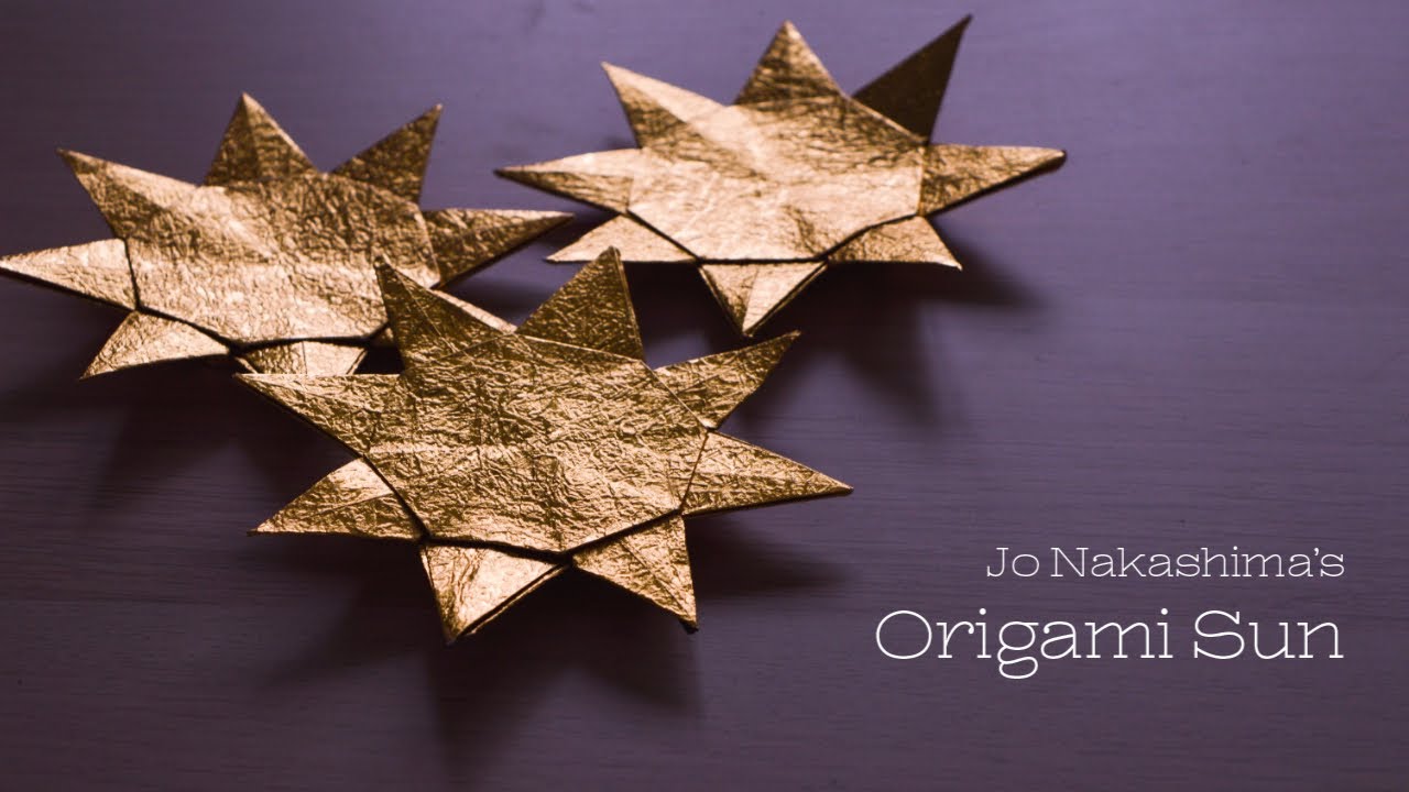 Origami ASMR (no music) | Jo Nakashima’s Origami Sun