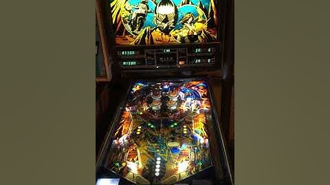 WICO Af-Tor pinball machine attract mode after full LED swap