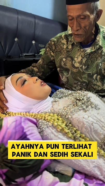 momen sedih ketika pengantin wanita baru keluar sudah pingsan ‼️ #sedih #pingsan #nikah #pengantin