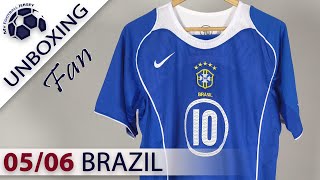 Brazil Away Jersey 0506 Ronaldinho Kitgg Fan Version Unboxing Review
