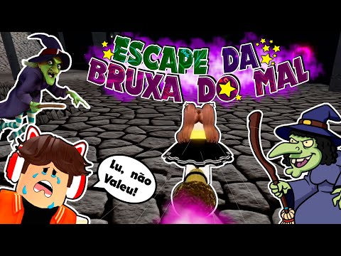 A CASA ASSOMBRADA DA BRUXA MALVADA - Roblox Escape
