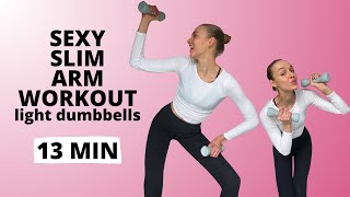 Sexy Slim Arm Workout Light Dumbbells Weights 2 kg - 5 lb / Nina Dapper