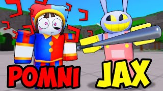 TROLLING Players as POMNI AND JAX in Roblox The Strongest Battlegrounds with @MangoPool