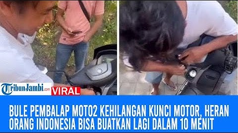 Bule Pembalap Moto2 Kehilangan Kunci Motor, Heran Orang Indonesia Bisa Buatkan Lagi Dalam 10 Menit