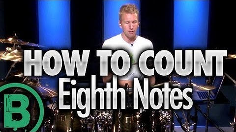 How To Count Eighth Notes - Beginner Drum Lessons