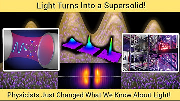 Scientists Create a Supersolid Using Light – A Groundbreaking Quantum Discovery! (Supersolid)