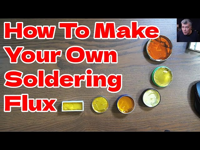 How to make liquid solder flux