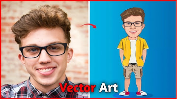 Vector Art Cartoon Photo Editing || Cartoon Photo Editing Tutorial || One Click Photo Editing