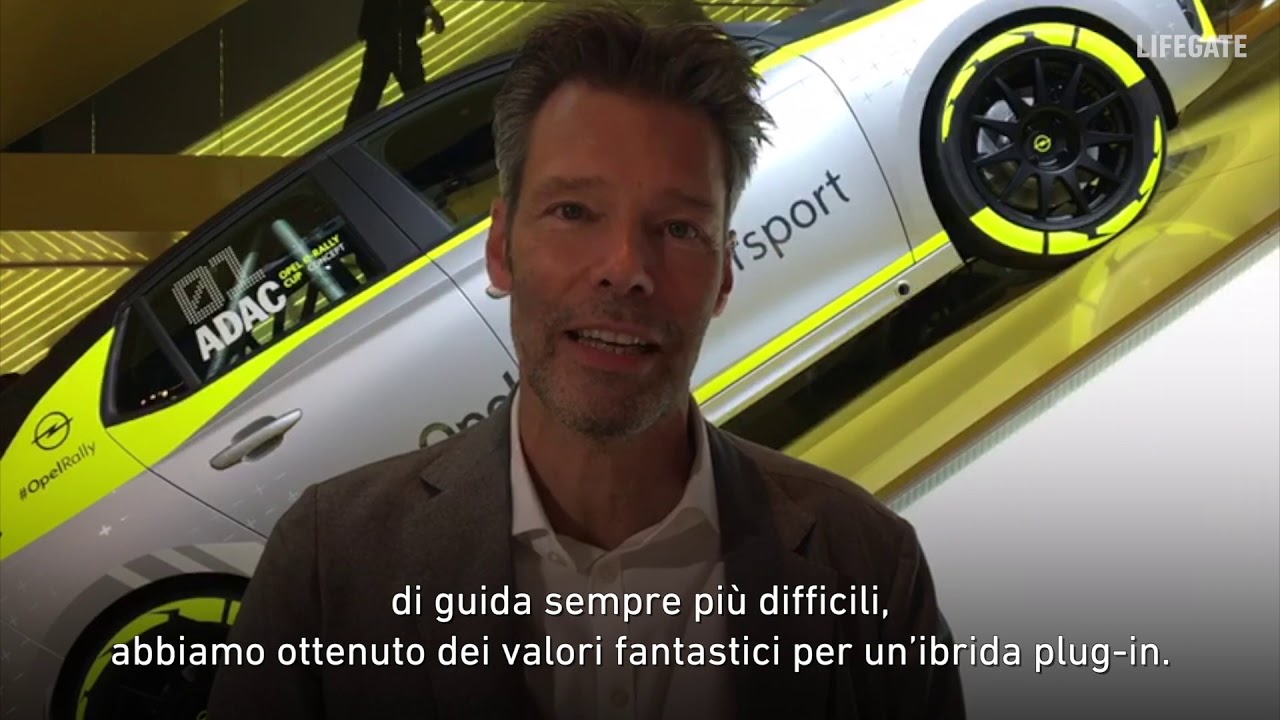 Frank Jordan, director advanced engineering di Opel al Salone di Francoforte 2019
