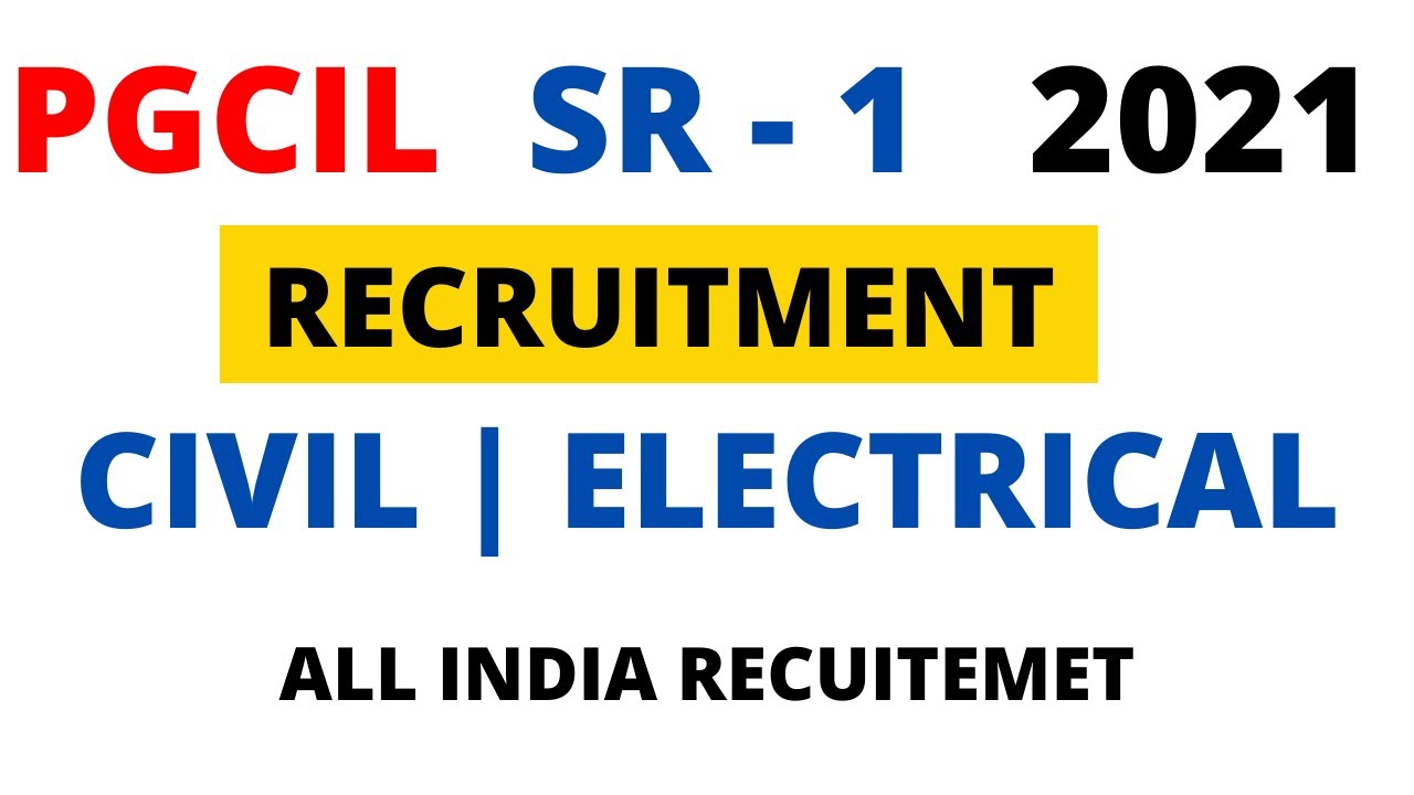 PGCIL DIPLOMA TRAINEE  RECRUITMENT 2021 SR 1 |  VACANCY |   NOTIFICATION | EXAM PATTERN | SYLLABUS |