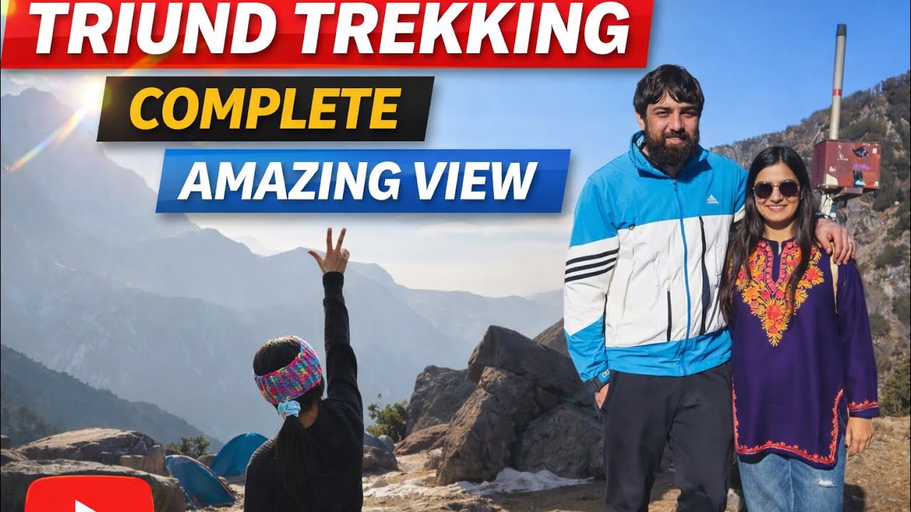 Last day of our trip triund treaking himachal pardesh#triundtrek #himachal #trip #treaking #share 