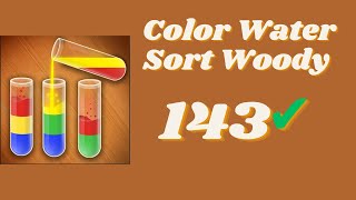 Color Water Sort Woody Puzzle Level 143