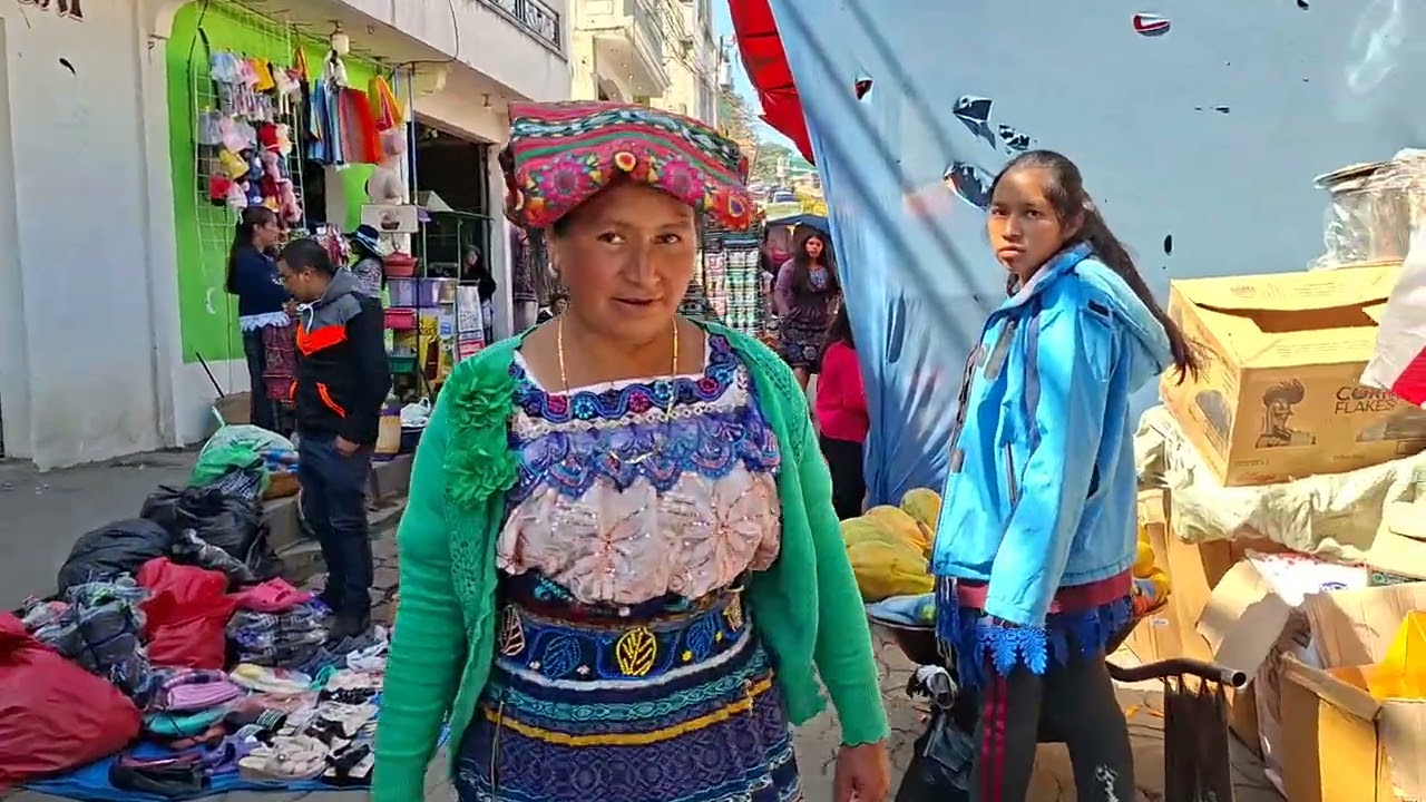 Pt. 5.| ya estamos  en la plaza| de~ patachaj | y nuestra compra |de consumo diario|