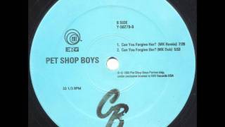 Pet Shop Boys - Can You Forgive Her? (MK Remix) chords
