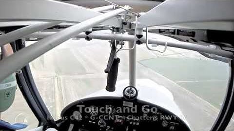 Chatteris Airfield RWY06 - Touch and Go