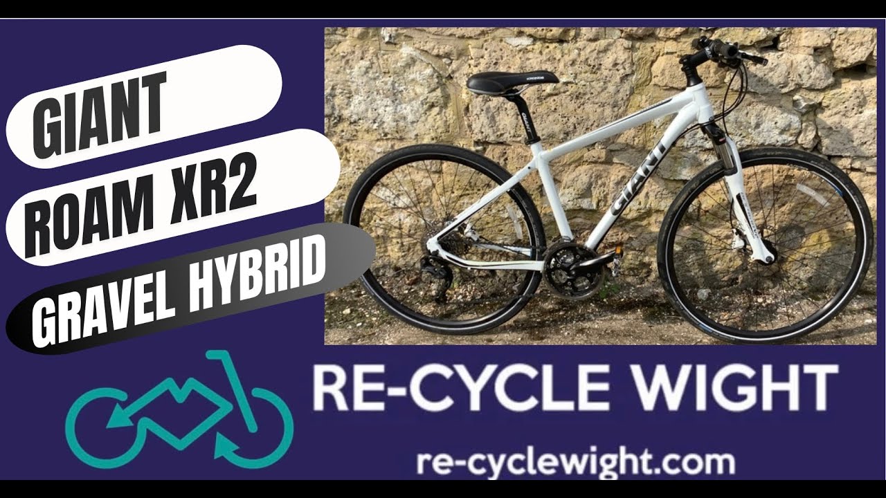 Giant Roam XR2 Gravel Hybrid Bike from Re-Cycle Wight - YouTube