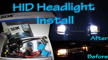 (1080p 60fps) D.I.Y. - How to Install HID Conversion kit headlights